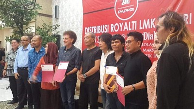 Saat penerimaan Royalty dari PAPPRI